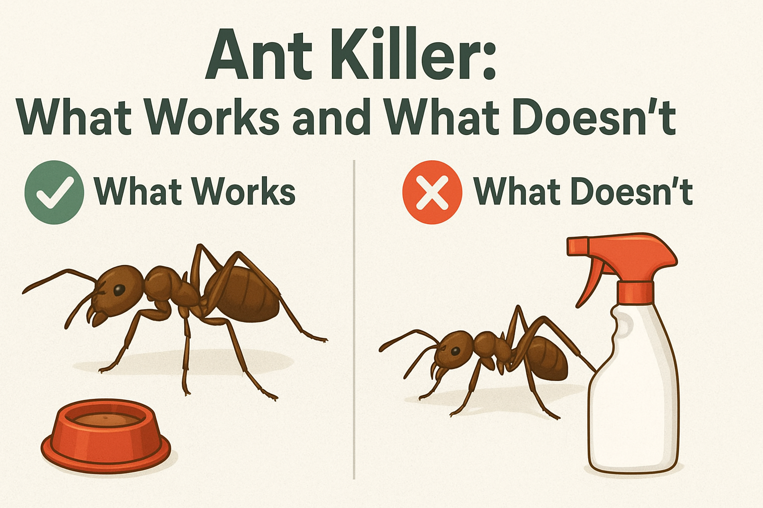 Different ant control methods used indoors Different ant control methods used indoors